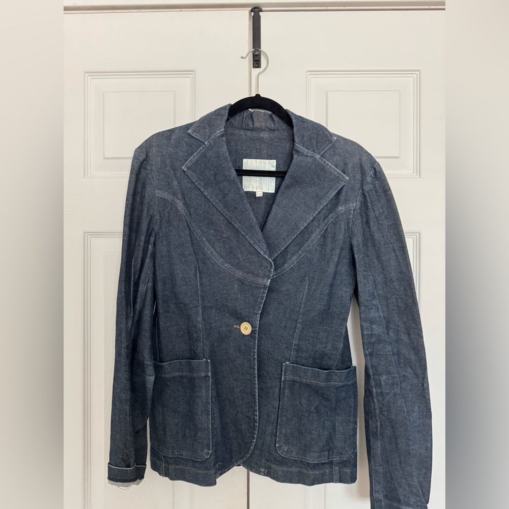 Vintage small label denim blazer (purchased San Francisco 2000)